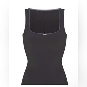 NWT SKIMS Fits Everybody Picot Scoop Neck Tank in Ash Size Large